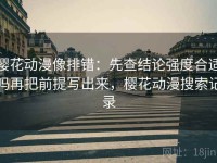 樱花动漫像排错：先查结论强度合适吗再把前提写出来，樱花动漫搜索记录